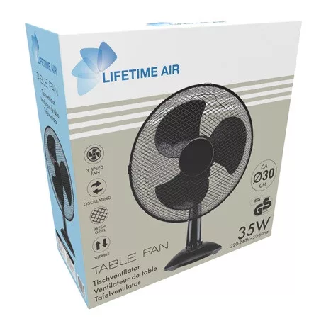 Lifetime Air 50385 asztali ventilátor 30 cm