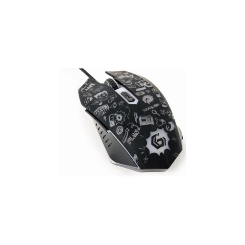 Gembird 6 gombos vezetékes optikai LED egér fekete