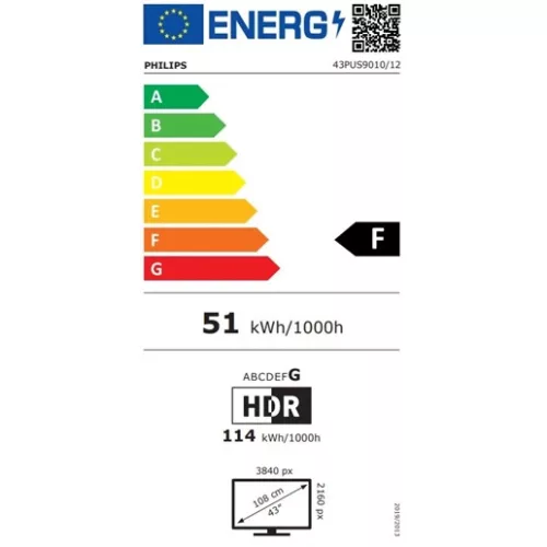 Philips 43PUS9010/12 uhd ambilight smart qled tv
