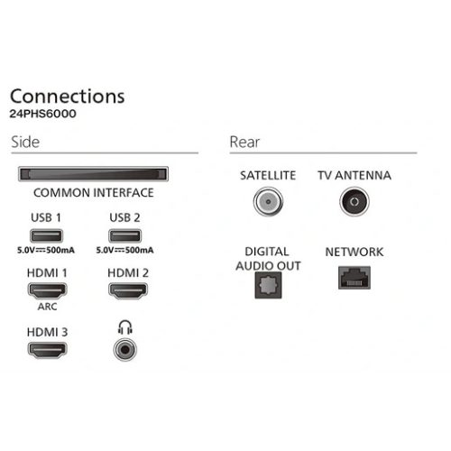 Philips 24PHS6000/12 hd led smart tv