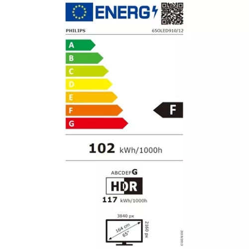 Philips 65OLED910/12 UHD Ambilight Smart OLED TV