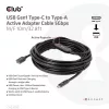 Club 3D Kábel - CAC-1538 (USB-C Gen 1 to USB-A, 5Gbps, 10m)