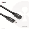Club 3D Kábel - CAC-1529 (USB-C Gen 1 to USB-C, 5Gbps, 60W, 4K60Hz, M/F, 2m)
