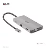 Club 3D USB Hub - CSV-1594 (3.1 USB-C Gen 1 to HDMI, 2xUSB-A Gen 1, USB-C Gen 1, VGA, SD, Micro SD 3.0, RJ45, 3,5 Jack)