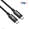 Club 3D Kábel - CAC-1575 (USB4 USB-C Gen 2x2, Bi-Directional USB-IF, 4K60Hz, 20Gbps, PD 240W(48V/5A) EPR M/M, 2m)