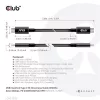 Club 3D Kábel - CAC-1578 (USB4 USB-C Gen 3x2, Bi-directional, 8K60Hz, 40Gbps, 240W PD, EPR, M/M, 2m)