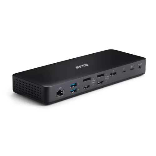 Club 3D Notebook Dokkoló - CSV-1583 (140W, 2xThunderbolt 4, 3xDP, 2xHDMI, USB-C, 3xUSB-A, SD, TF, RJ45, 3,5 Jack, DC)