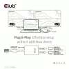 Club 3D Video Splitter - CSV-1586 (Thunderbolt 3 to Dual DisplayPort, 40Gbps, 4K60Hz)