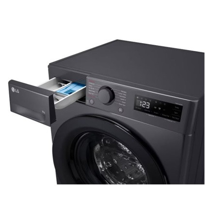 LG F2WR508SBM mosógép elöltöltős keskeny gőz funkcióval