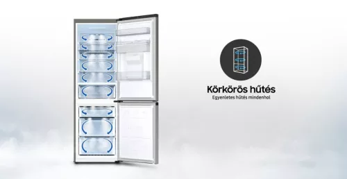Samsung RB34C652ESA/EF alulfagyasztós hűtőszekrény