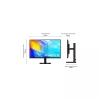 Samsung 27" ViewFinity S8 S80D monitor - UHD, HDR10, állítható magasságú, forgatható, elfordítható, dönthető állvány