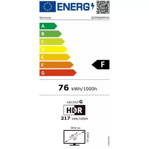 Samsung QE55QN80FAUXXH UHD Smart Neo QLED TV Mini-LED technológiával