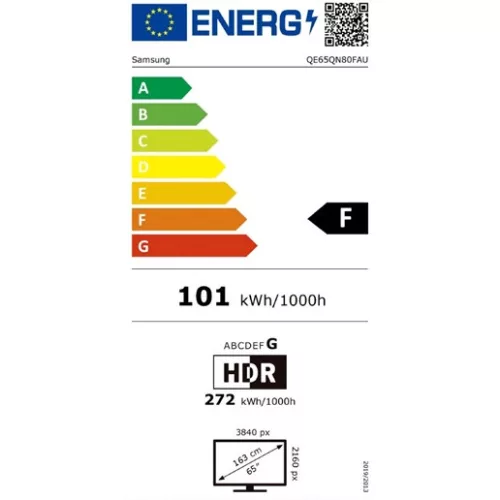 Samsung QE65QN80FAUXXH UHD Smart Neo QLED TV Mini-LED technológiával