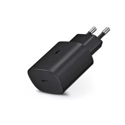   Samsung gyári USB hálózati töltő adapter Type-C bemenettel - 25W - EP-TA800EBE PD.3.0 Super Fast Charging - fekete (ECO csomagolás)