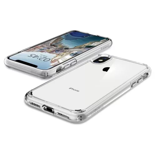 Apple iPhone X/XS ütésálló hátlap - Spigen Ultra Hybrid - átlátszó