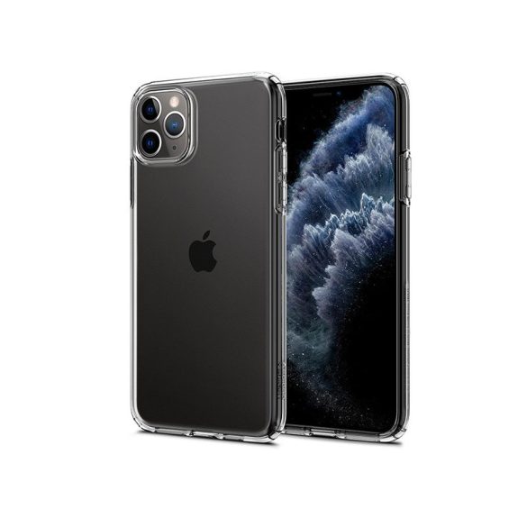 Apple iPhone 11 Pro ütésálló hátlap - Spigen Liquid Crystal - átlátszó