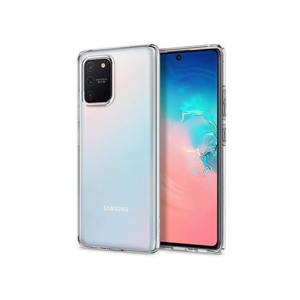 Samsung G770F Galaxy S10 Lite ütésálló hátlap - Spigen Liquid Crystal - átlátszó