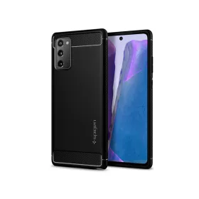   Samsung N980F Galaxy Note 20 ütésálló hátlap - Spigen Rugged Armor - fekete