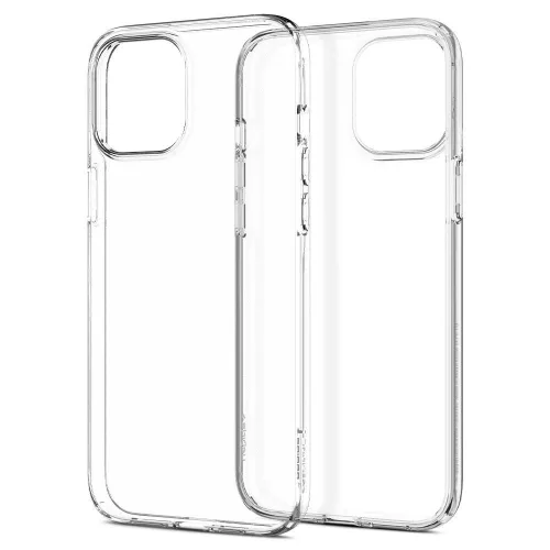 Apple iPhone 12/12 Pro ütésálló hátlap - Spigen Liquid Crystal - átlátszó