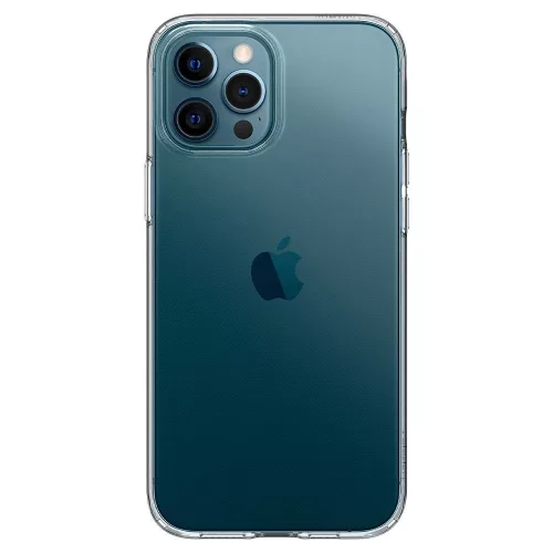 Apple iPhone 12/12 Pro ütésálló hátlap - Spigen Liquid Crystal - átlátszó