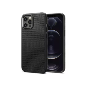   Apple iPhone 12/12 Pro ütésálló hátlap - Spigen Liquid Air - fekete