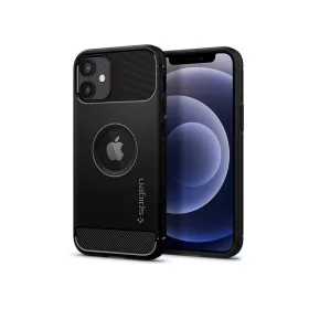   Apple iPhone 12 Mini ütésálló hátlap - Spigen Rugged Armor - fekete