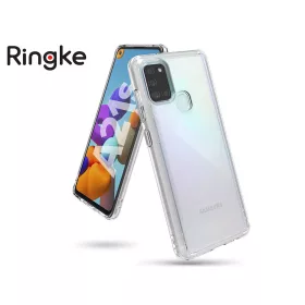   Samsung A217F Galaxy A21s ütésálló hátlap - Ringke Fusion - átlátszó