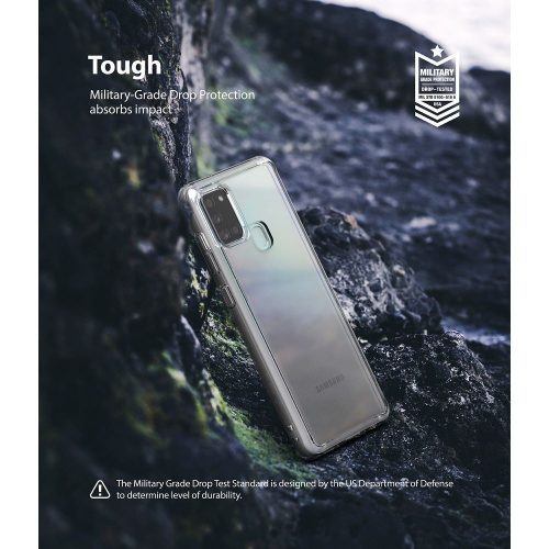 Samsung A217F Galaxy A21s ütésálló hátlap - Ringke Fusion - átlátszó