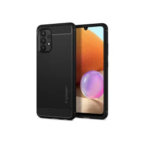   Samsung A725F Galaxy A72 4G/A726B Galaxy A72 5G ütésálló hátlap - Spigen Rugged Armor - fekete