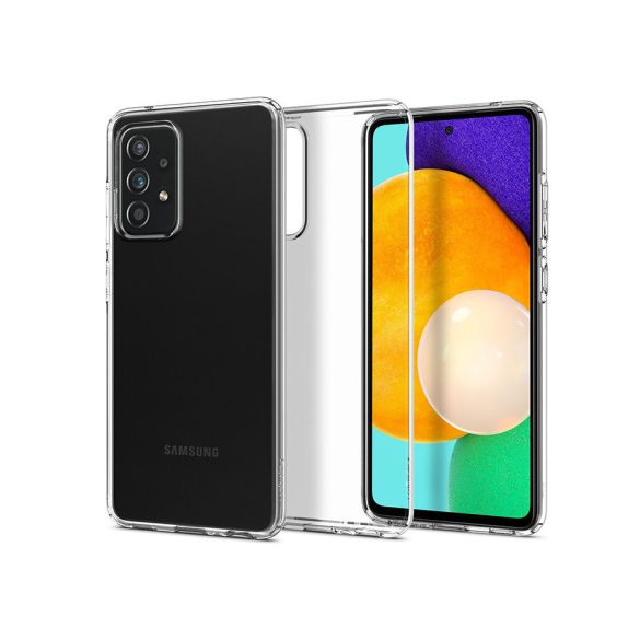 Samsung A725F Galaxy A72 4G/A726B Galaxy A72 5G ütésálló hátlap - Spigen Liquid Crystal - átlátszó