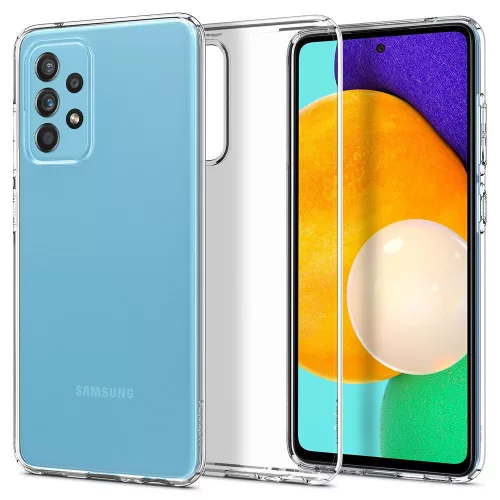 Samsung A725F Galaxy A72 4G/A726B Galaxy A72 5G ütésálló hátlap - Spigen Liquid Crystal - átlátszó