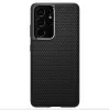 Samsung G998F Galaxy S21 Ultra ütésálló hátlap - Spigen Liquid Air - fekete