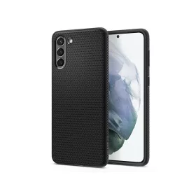   Samsung G996F Galaxy S21+ ütésálló hátlap - Spigen Liquid Air - fekete