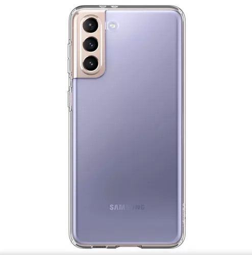 Samsung G990F Galaxy S21 ütésálló hátlap - Spigen Liquid Crystal - átlátszó