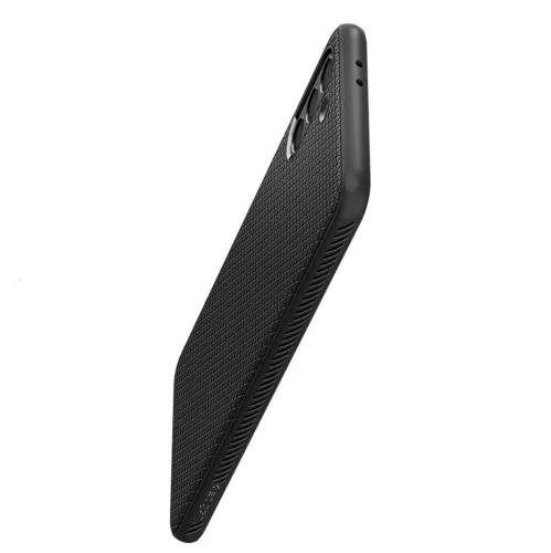 Samsung G990F Galaxy S21 ütésálló hátlap - Spigen Liquid Air - fekete