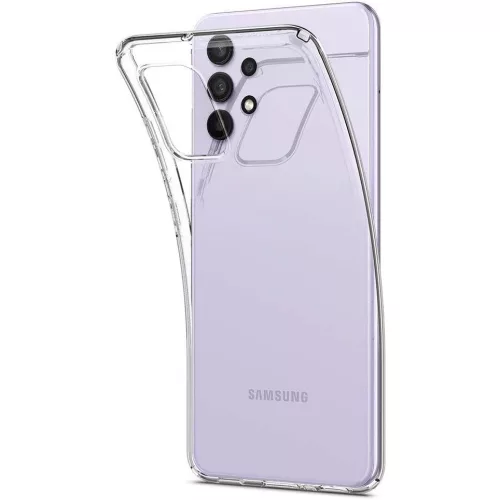 Samsung A325F Galaxy A32 LTE ütésálló hátlap - Spigen Liquid Crystal - átlátszó