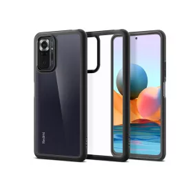   Xiaomi Redmi Note 10 Pro ütésálló hátlap - Spigen Ultra Hybrid - fekete/átlátszó