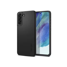   Samsung G990B Galaxy S21 FE 5G ütésálló hátlap - Spigen Thin Fit - fekete