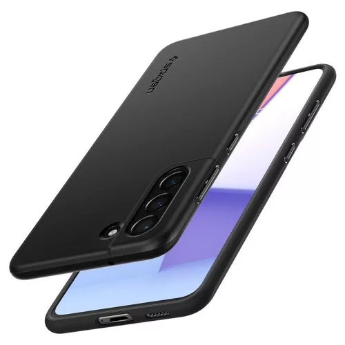 Samsung G990B Galaxy S21 FE 5G ütésálló hátlap - Spigen Thin Fit - fekete