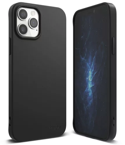Apple iPhone 12/12 Pro hátlap - Ringke Air S - fekete