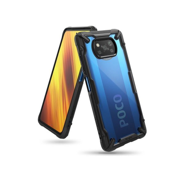 Xiaomi Poco X3 Pro/Poco X3 NFC ütésálló hátlap - Ringke Fusion X - fekete