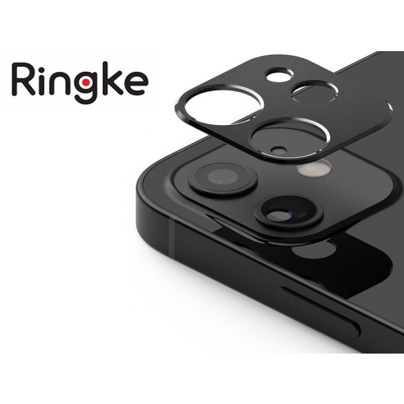 Ringke Camera Sytling hátsó kameravédő borító - Apple iPhone 12 - fekete