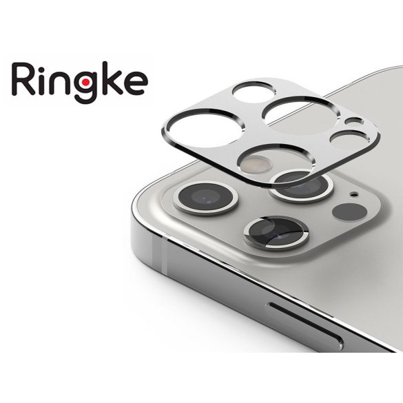 Ringke Camera Sytling hátsó kameravédő borító - Apple iPhone 12 Pro Max - ezüst