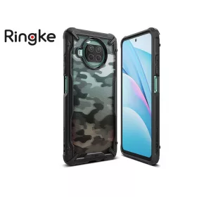   Xiaomi Mi 10T Lite 5G ütésálló hátlap - Ringke Fusion X - terepszínű fekete