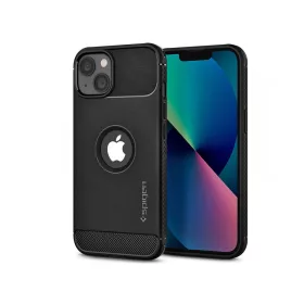   Apple iPhone 13 ütésálló hátlap - Spigen Rugged Armor - fekete