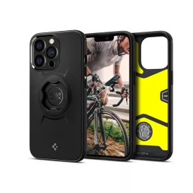   Apple iPhone 13 Pro ütésálló hátlap Gearlock MF100/MS100 kerékpárra szerelhető  telefontartó / rögzítő rendszerhez - Spigen Gearlock GCF142 - fekete