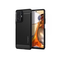   Xiaomi 11T 5G/11T Pro 5G ütésálló hátlap - Spigen Rugged Armor - fekete