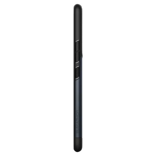 Samsung A536U Galaxy A53 5G ütésálló hátlap - Spigen Slim Armor - fekete/metál