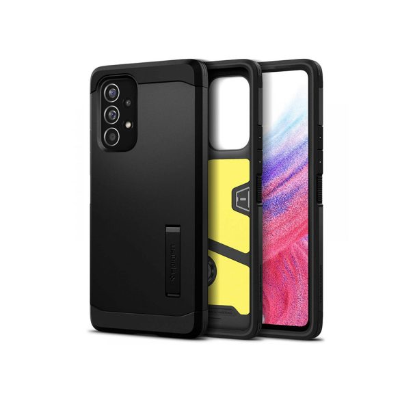 Samsung A536U Galaxy A53 5G ütésálló hátlap - Spigen Tough Armor - fekete