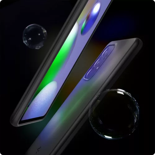Samsung A536U Galaxy A53 5G ütésálló hátlap - Spigen Thin Fit - fekete